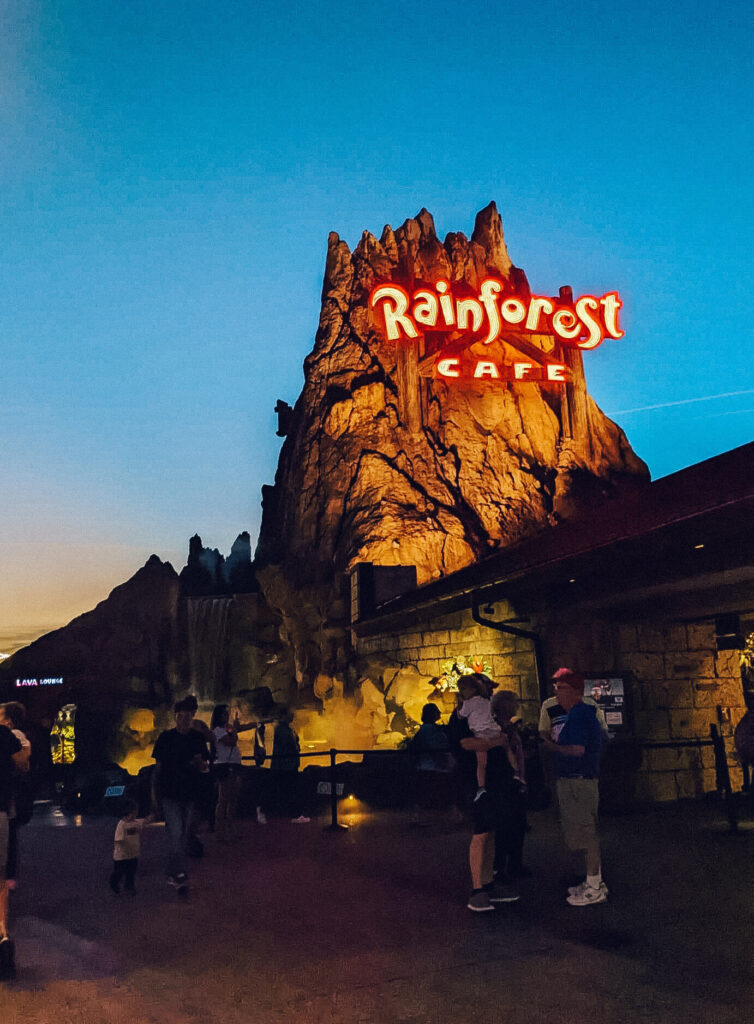 Rainforest Cafe est l'un des meilleurs restaurants pour les enfants à Disney Springs