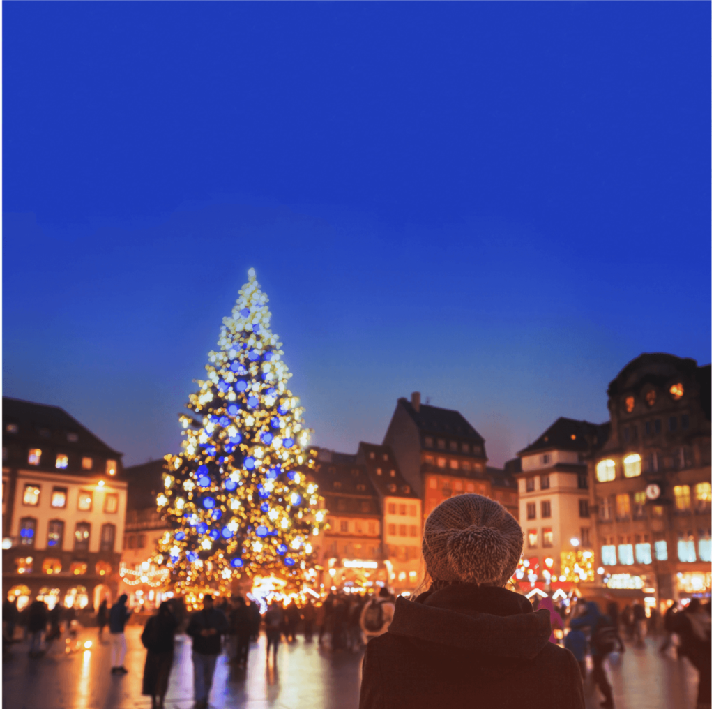 One of the best European Christmas markets for families is in Strasbourg