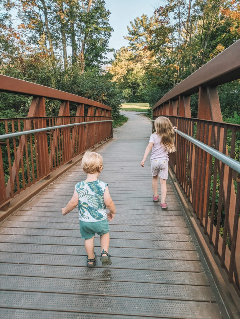 One of the best hiking trails in Gatineau park for families is the Sugarbush Trail