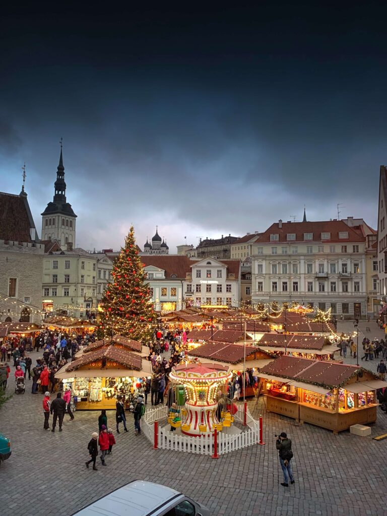 L'un des meilleurs marchés de Noël en Europe pour les familles est à Tallinn, Estonie