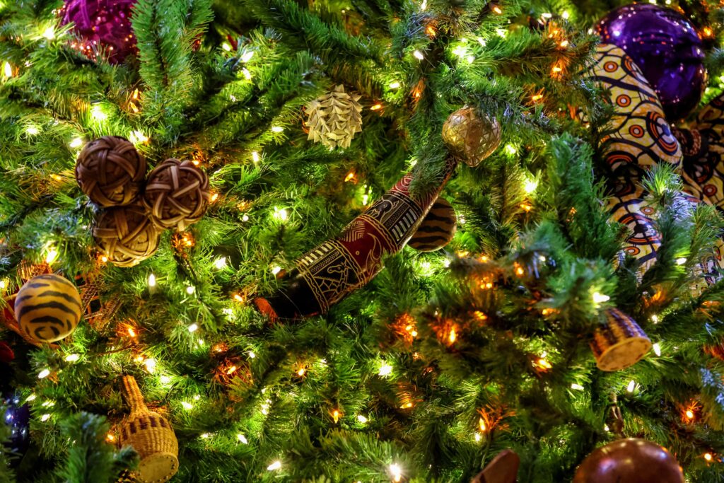 With an African-flavoured Christmas decor, the Disney's Animal Kingdom Lodge is one of the best Disney hotels for Christmas