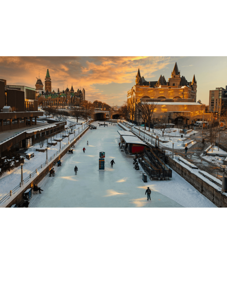 Le canal Rideau est l'une des plus belles patinoires au monde - c'est l'une des meilleures choses à faire à Ottawa en hiver avec des enfants.