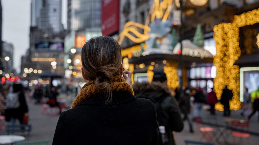 Macy's à New York à Noël avec des enfants