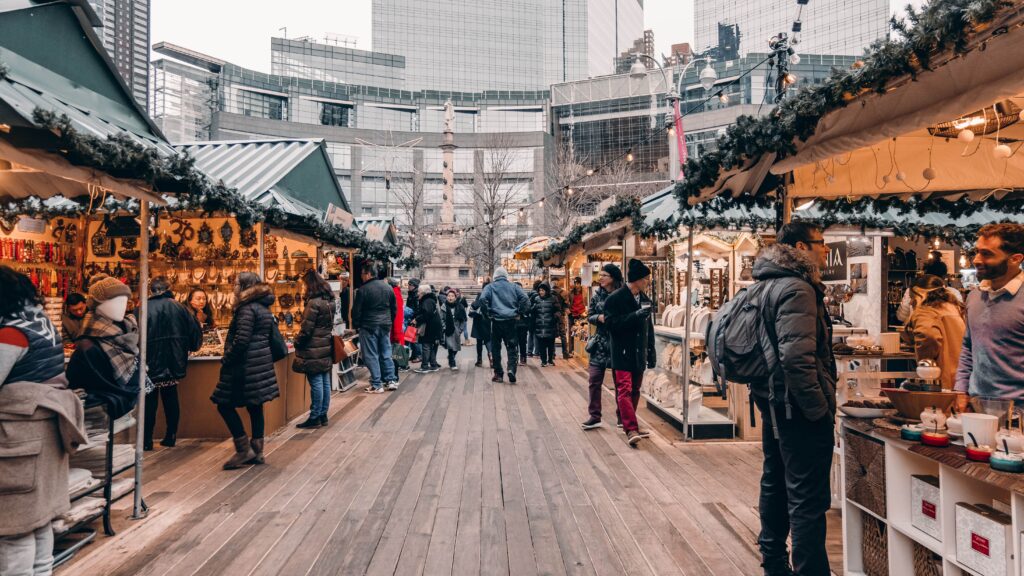 Magasiner pour Noël à New York avec des enfants - Marchés de Noël à Manhattan
