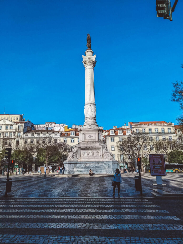 La place Rossio - ajoutez cet endroit à votre itinéraire pour Lisbonne avec des enfants
