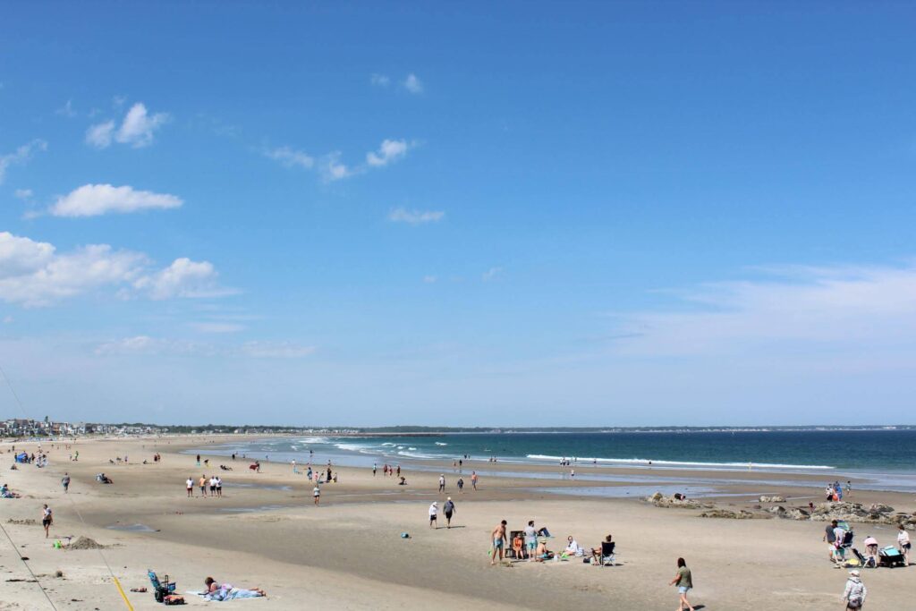 La plage de Wells (Wells Beach) est l'une des meilleures plages dans le Maine pour les familles