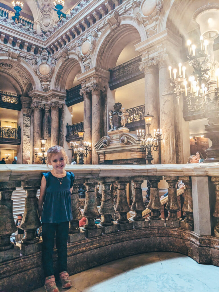 The Palais Garnier (Paris Opera) is a beautiful Parisian landmark to visit - it's one of the best things to do in Paris with kids