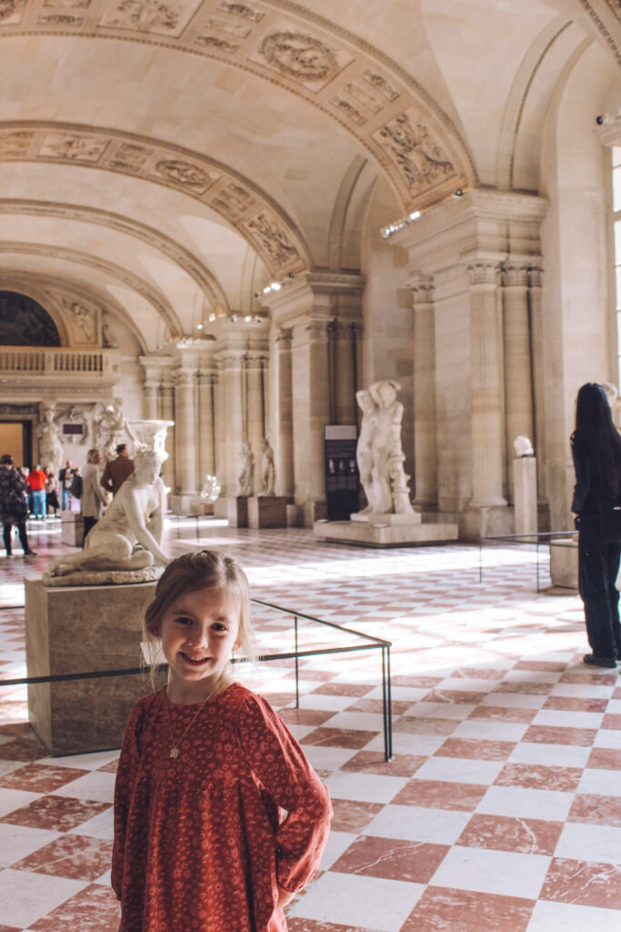 Visiting the Louvre Museum is one of the best things to do in Paris with kids