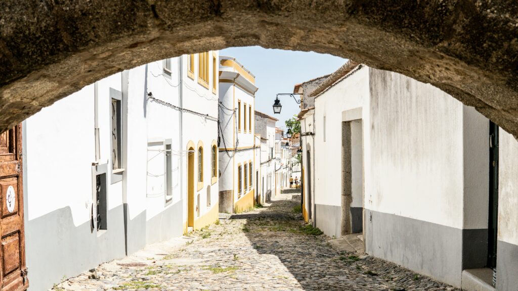 Evora is one oft he best day trips from Lisbon by train for families