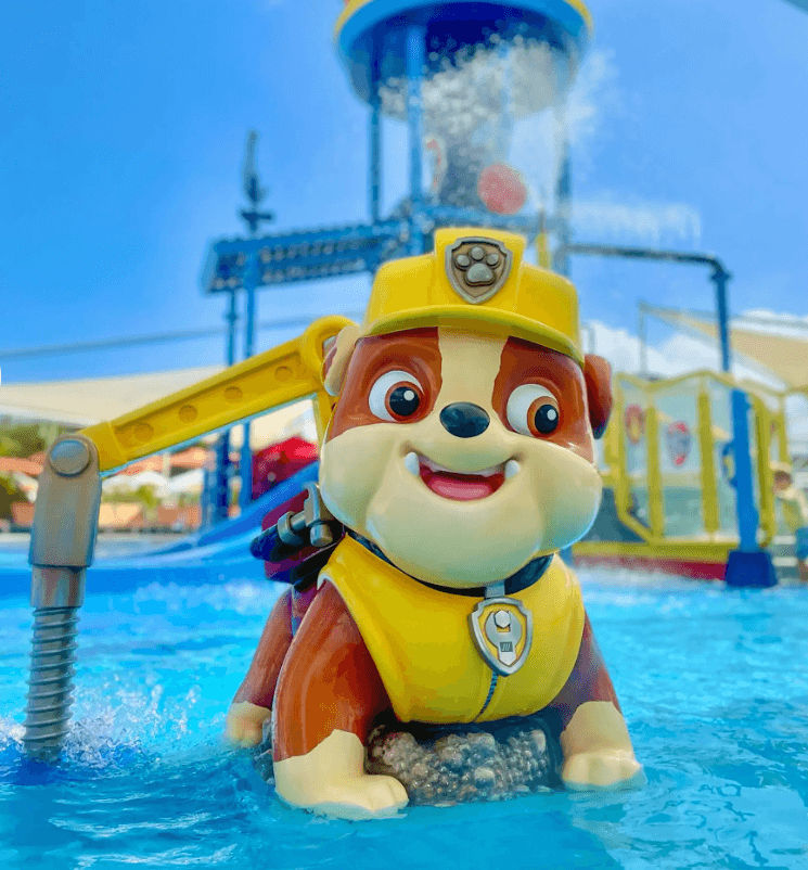 Aqua Nick est un immense parc aquatique dans l'un des meilleurs hôtels tout-inclus du Mexique pour les familles - Nickelodeon Resorts and Spa Riviera Maya