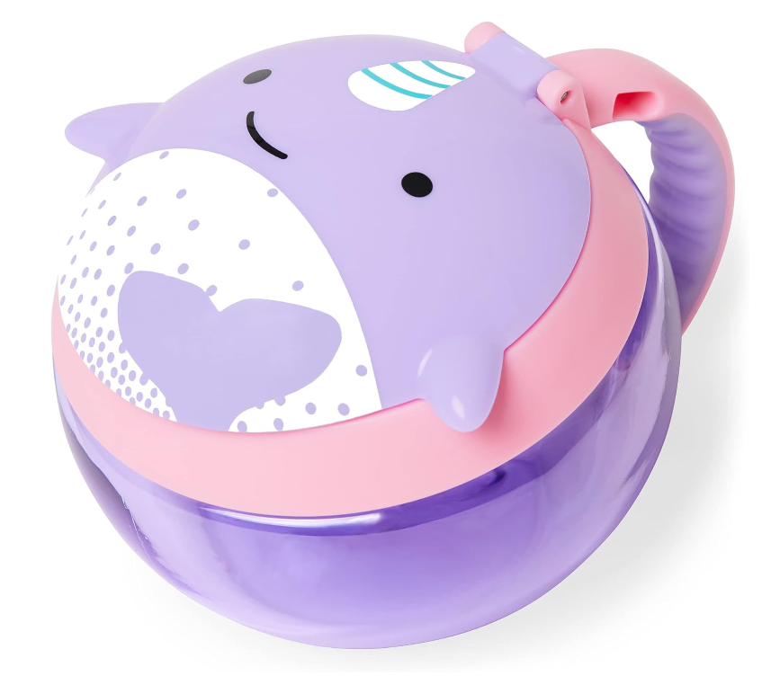 The Skip Hop Snack Container is a great option for toddlers