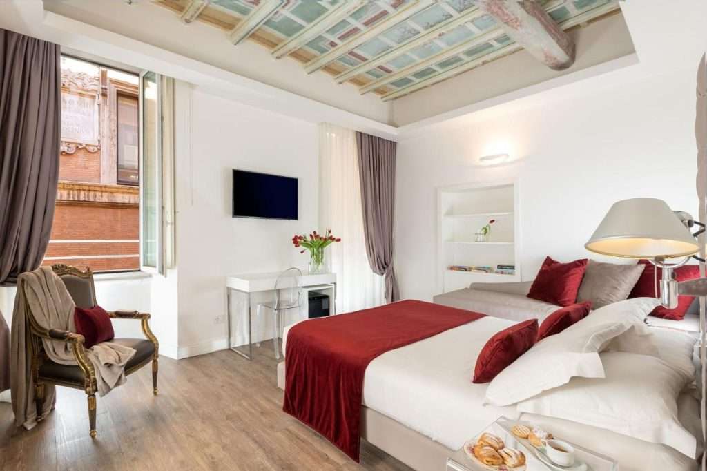 L'hôtel Navona est l'un des plus populaires parmi les hôtels familiaux à Rome