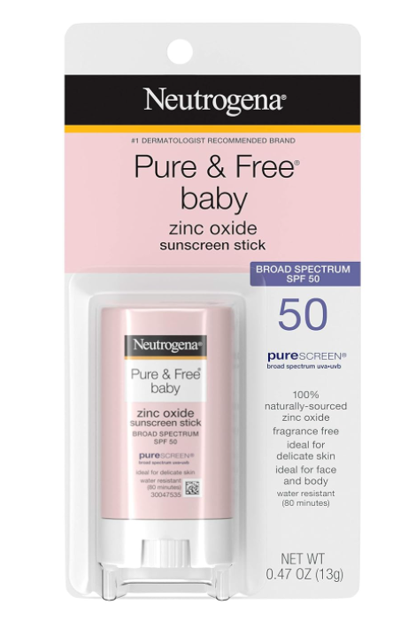 Neutrogena has one of the best sunsreen sticks for babies