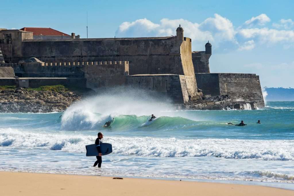 Praia de Carcavelos is one of the most popular Cascais beaches