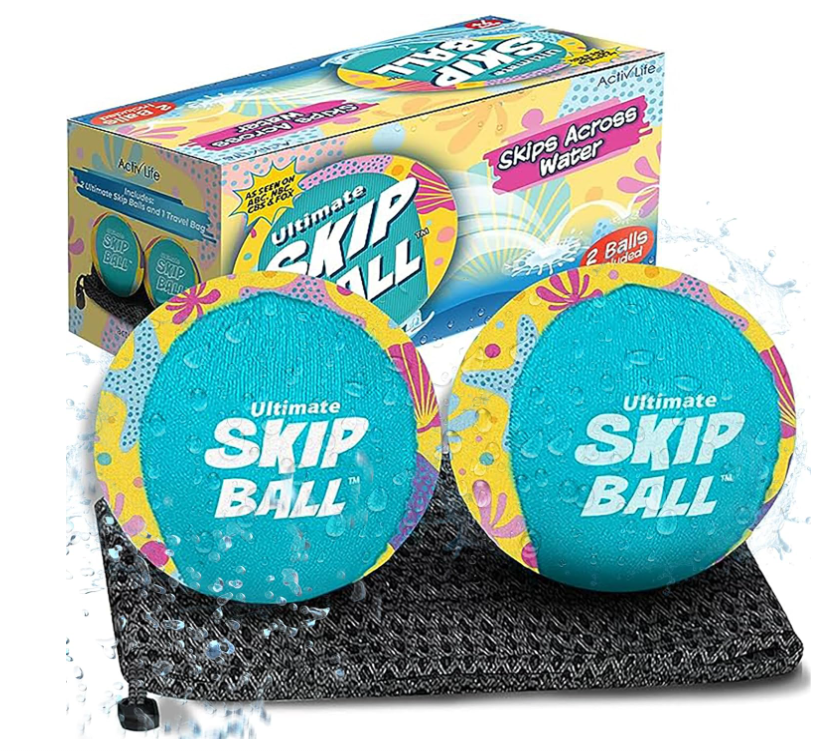 Skip Balls are really fun option for the beach for toddlers