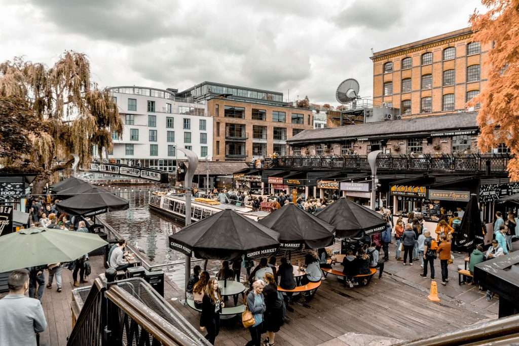 Le marché Camden est l'une des meilleures choses à faire à Londres en juin