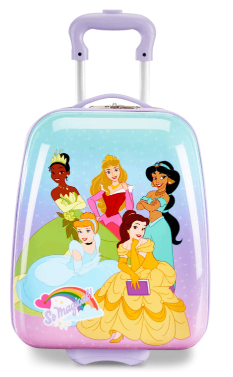 American Tourister Kid's Hardside Disney Princess Suitcase is one of the most popular ones for kids.