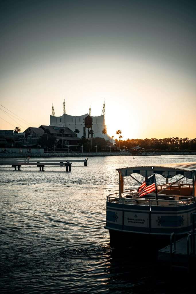Views on the entertainment district of Disney Springs (Cirque du Soleil) - Disney Springs Map