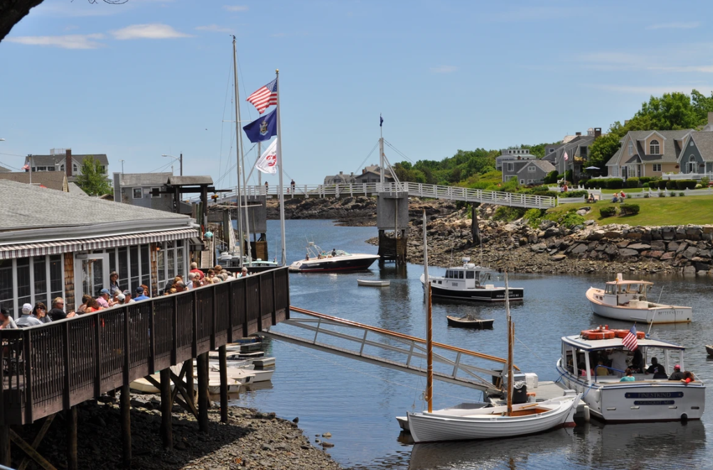 Barnacle Billy's is one of the most famous Ogunquit restaurants in Perkins Cove
