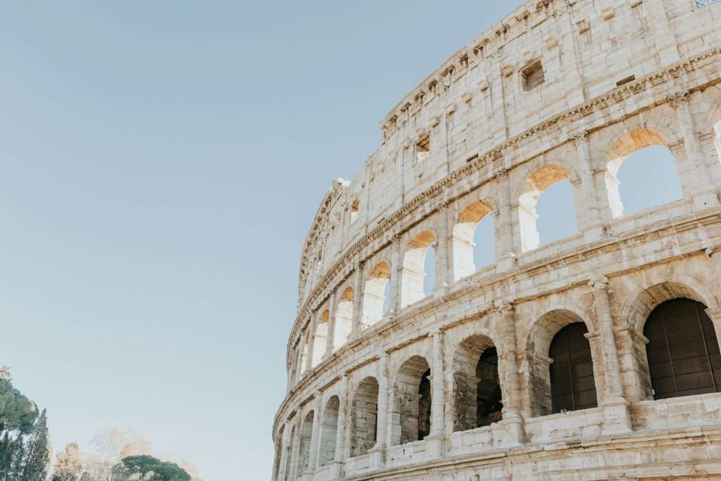 Italy in December - pictured: the Colosseum