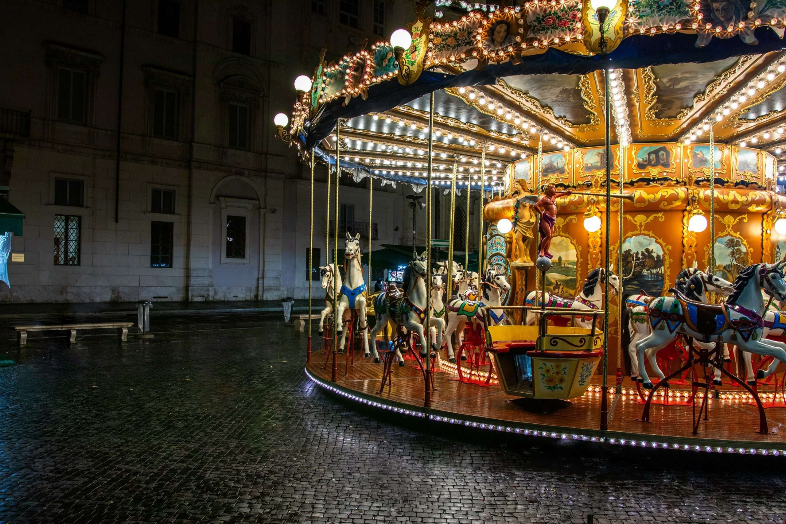 Piazza Navona Christmas Market - Italy in December