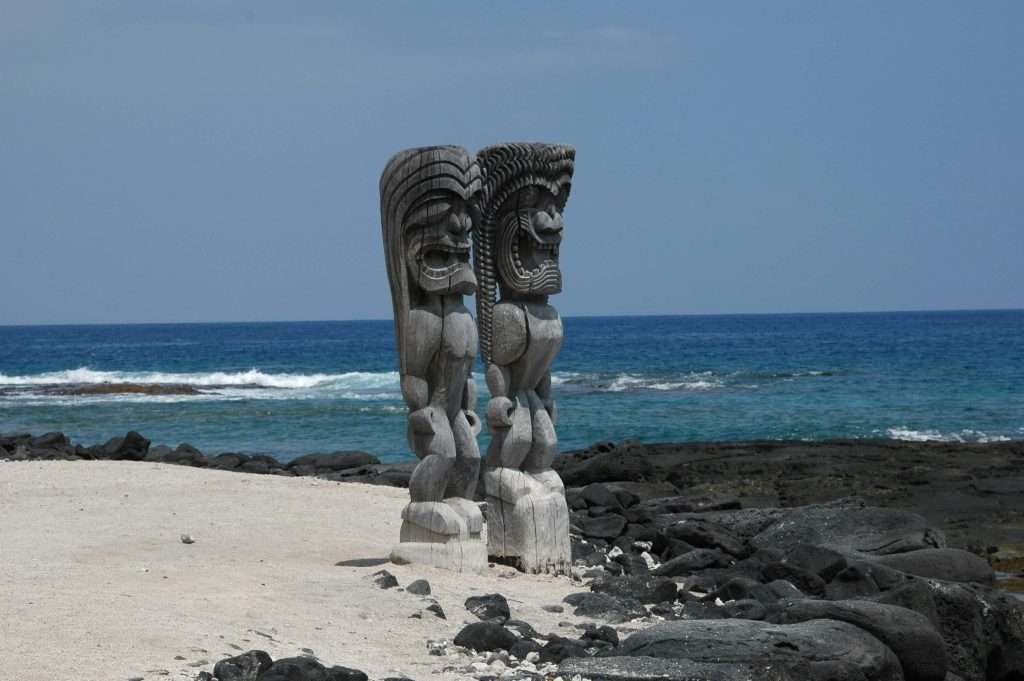 Visiting Pu'uhonua o Honaunau National Historical Park is one of the most fun things to do in Kona for families