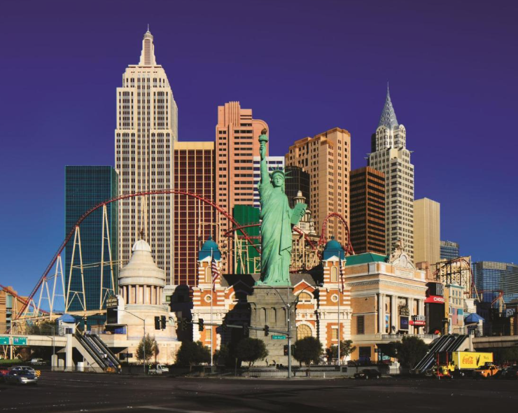 New York New York Hotel in Las Vegas is a great mid-range option for families