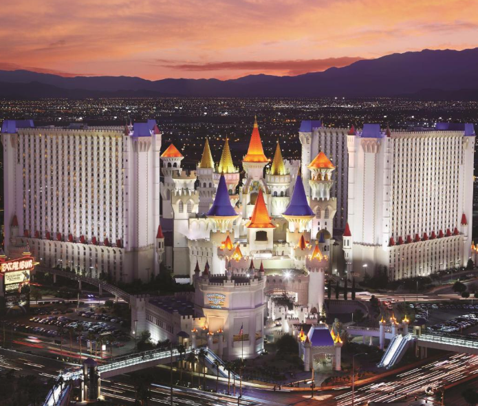 Excalibur Hotel is a great budget-friendly option among all family hotels in Las Vegas