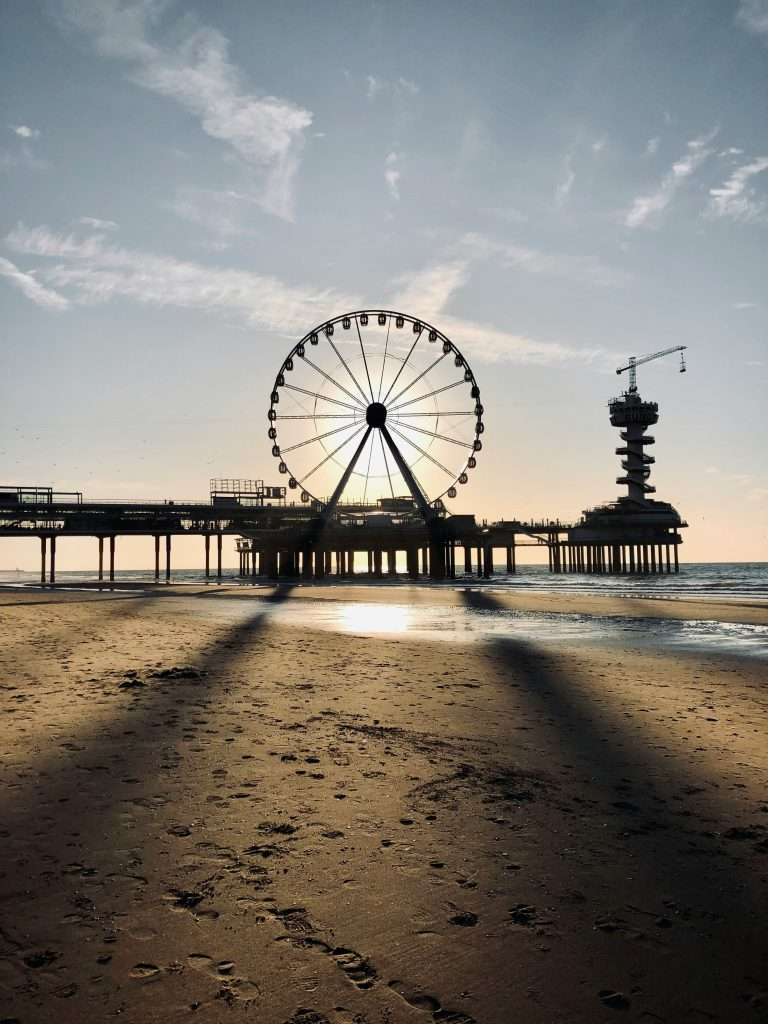 Scheveningen is a beautiful family-friendly beach near Amsterdam.